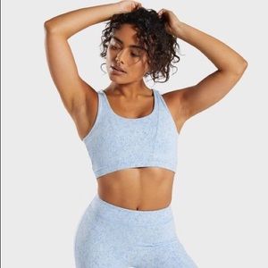 Gymshark Fluer Sports Bra. Brand New! Blue Size XS